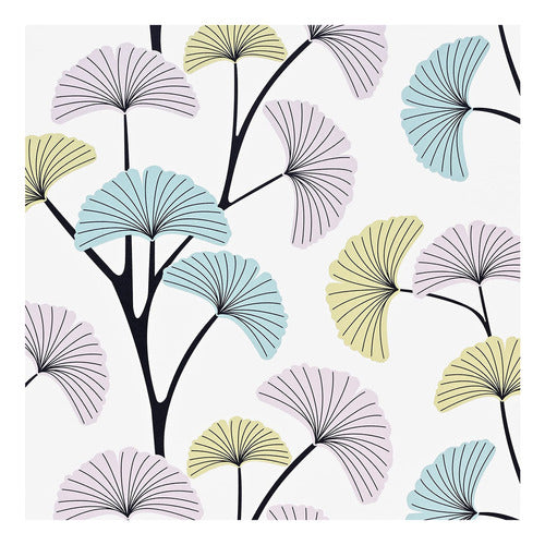 Caltero Ginkgo Leaf Wallpaper 17.7 X 78.7 Inches 0