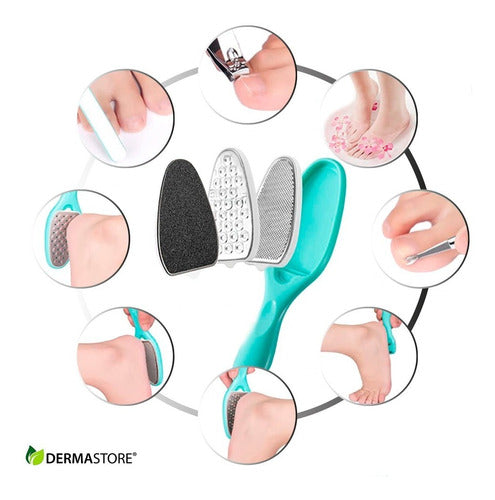 Professional 8-Piece Foot Beauty Podiatry Instruments Set 3