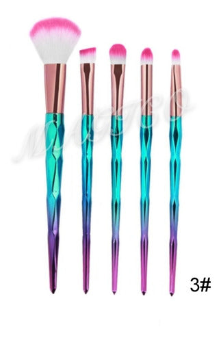 Beautifull Regalos Set of 5 Soft Gradient Handle Makeup Brushes 5