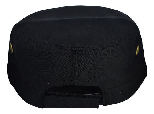 Black Short Brim Cap 13