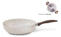 Frigideira Wok Antiaderente Cerâmica 28cm Indução Vanilla 5