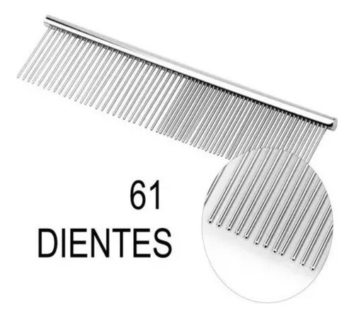 MULTISHOP Double Rake Brush Kit + 60 Teeth Comb 1