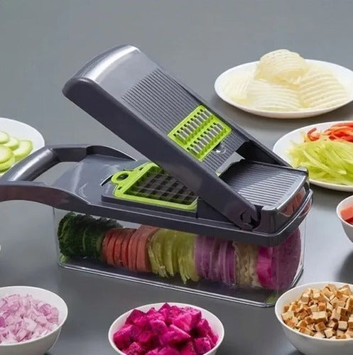 Vegetable Chopper Rallador Picador Cortador De Alimentos Verduras Frutas 4