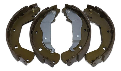 SHUNCO Brake Shoes with Lining for Ecosport Kinetic 2013 Set of 4 0