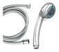 Aquaflex Showerhead 4 Functions With Cut + Flexible Stainless Steel 2 Mt 0