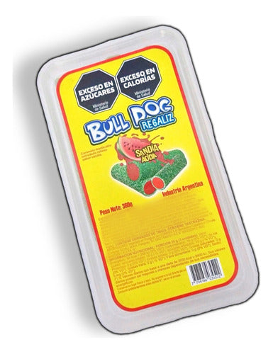 Bulldog Sour Watermelon Licorice Gummies - Best Price at La Golosineria 0