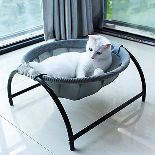 Cama Para Gatos Perros Hamaca Estable Fácil Armado 110x80x60 1