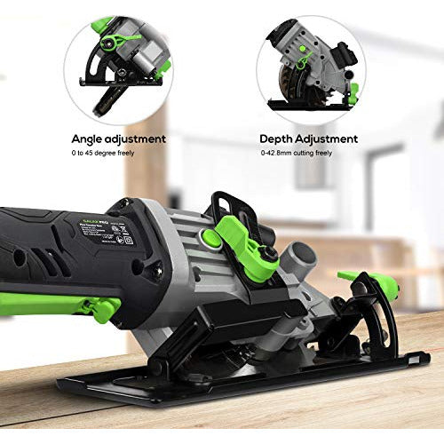 Galax Pro Wireless Circular Saw 20V 3400 RPM 2 Blades 4