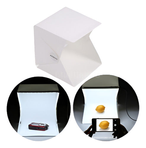 Plegable Mini Estudio Softbox Lightbox Para Smartphone Digit 0