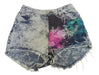 Chere Bernardita Batik Unicorn Denim Shorts 0