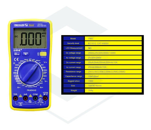 Mechanic Multimeter Digital V90C 3