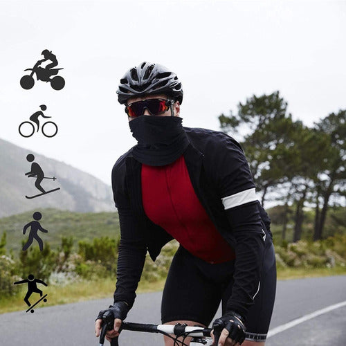 Bodytherm Combo Cyclist Thermal Shirt + Long Pants with Padding + Adjustable Bicycle Helmet 1