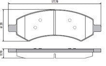 LPR Front Brake Pads for Dodge Ram 1500 1