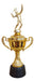 Plastic Trophy Cup with Tennis Handles 28cm ENV 0