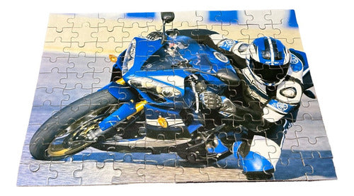 Puzzle Rompecabezas Moto Yamaha R1 100 Piezas Yuyu 1