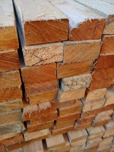2x2 Saligna Wood Slab for Roofing or Framework - VAGOL Sawmill 0