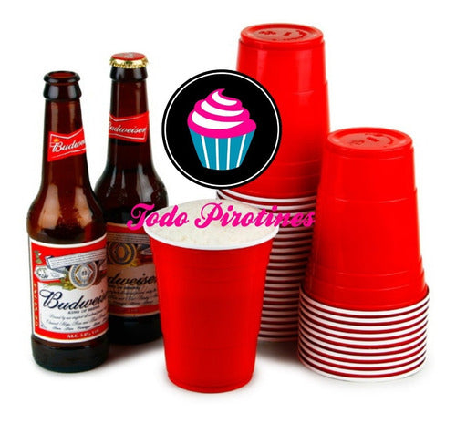 Copobras 35 Red American Yankees Cups Pre-Parties 400 mL 3