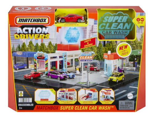 Matchbox Playset Action Super Car Wash 0