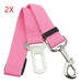 2pcs Rosa Del Cinturón De Seguridad Para Mascotas Perro Clip 2