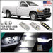 9pcs Blanco Interior Paquete Led Kit De Luces Para Ram 2002- 0