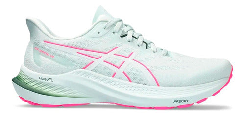 Asics GT 2000 12 M Aqua-Rosa CLI Running Shoes for Women 0