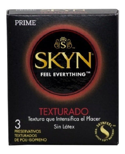 Prime Skyn Textured Latex-Free Condoms - 12 Boxes of 3 Units Each 1