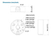 Caja De Paso Siera Metálica Acc 135hd Para Cámaras Cctv 1