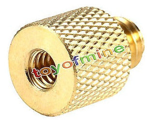 Brass Reducer Tripod Adapter 3/8" Female to 1/4" Male 4