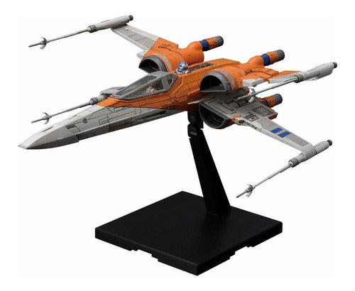 Bandai Model Star Wars Poe's X-Wing Fighter 1/72 Scale 0