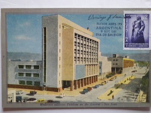 Antigua Postal Edificios Publicos De La Ciudad De San Juan 0