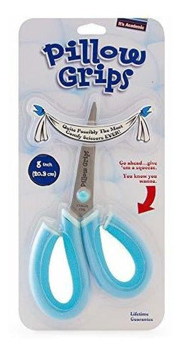 It's Academic Pillow Grips 8-Inch Scissors with Handles 1