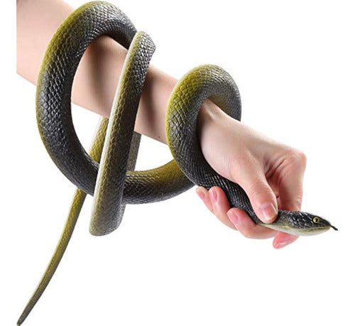 Wirrabilla Giant Rubber Snake 53 Inches, Super Realistic 0