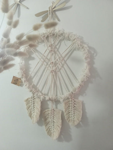 Dreamcatcher Macrame and Feathers 5