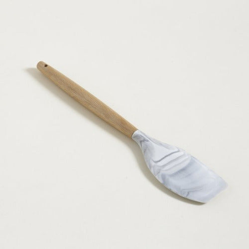 Marble Design Spatula with Bamboo Handle for Baking 0