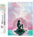 PASSDONE The Little Mermaid Disney Diamond Art DIY 5D Diamond Painting Kits For Adults And Kids Full Drill Arts Craft By Number Kits For Beginner Home Decoration 12x16 Inch DP025 0