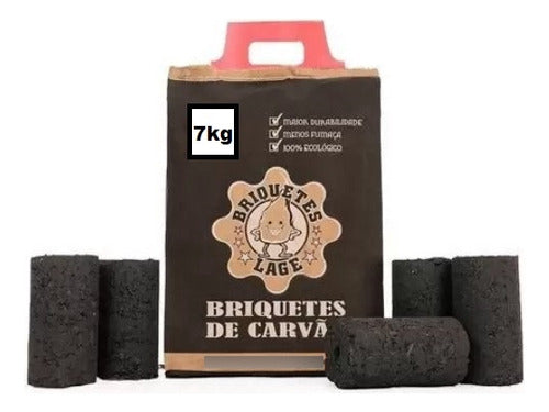 Carvão De Briquete Gourmet - 5kg 0