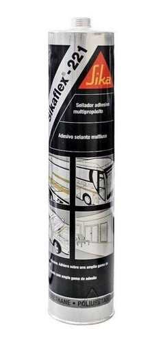 Sika 221 Sellador Adhesivo 300ml Negro 0