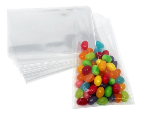 200 Clear Polypropylene Bags 5x20cm for Packaging and Storage 2