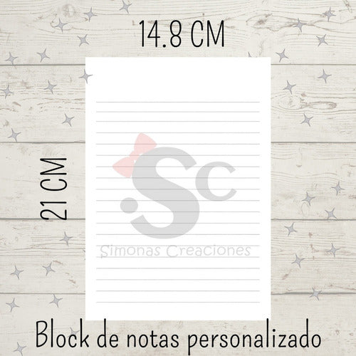 Simonas Creaciones Combo 20 Personalized Notepads 0