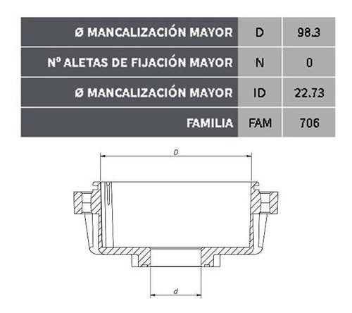 Tapa Arranque Chevrolet C10/Perk Wapsa Todos 1