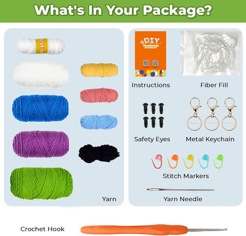 Kit De Crochet Para Principiantes Con Patrones De Animales 1