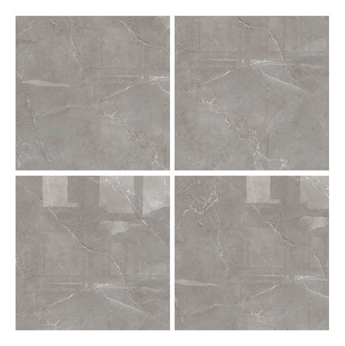 Cerro Negro Porcelanato Monaco Gris Pulido Rect 58x58 1ra 1