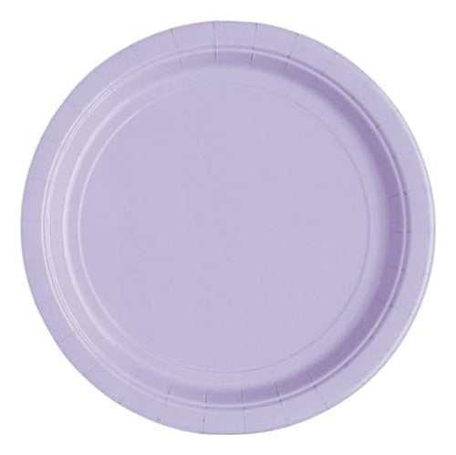 Platos De Pastel De Papel De Lavanda, 20ct 1