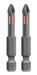 KWB Phillips Torsion Screwdriver Bit PH2 50mm x2 Pack 49122052 0