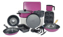 Set Bateria Resposteria Fary Home 16pz Utensillios Violeta 0