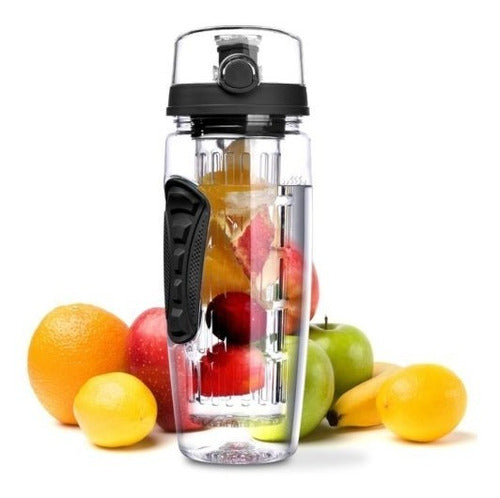 VICTANKS 32oz Fruit Infusion Sports Water Bottle 0