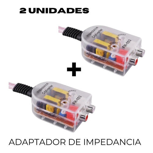 ADAPAPTADOR IMPEDANCIA High to Low Impedance Adapter Combo 0