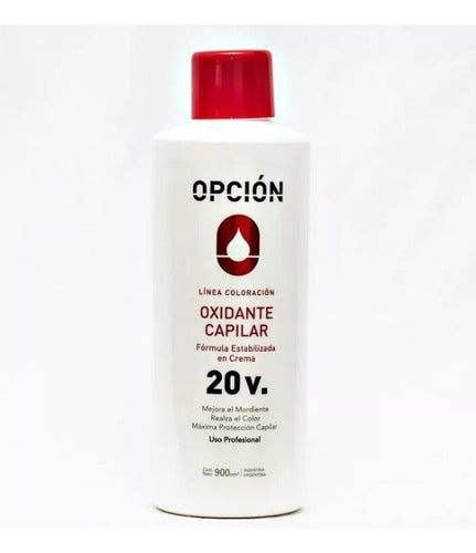 Opción Oxidante Capilar En Crema Opción 20vol X 900ml 0