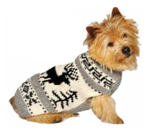 Chilly Dog Reindeer Chal Dog Sweater Xlarge 0