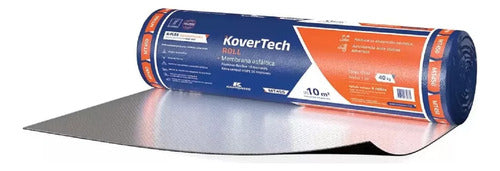 Membrana Asfáltica Con Aluminio Kovertech 40 Kg 10m2 0